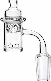 14mm Quartz Banger with Bubble Carb Cap