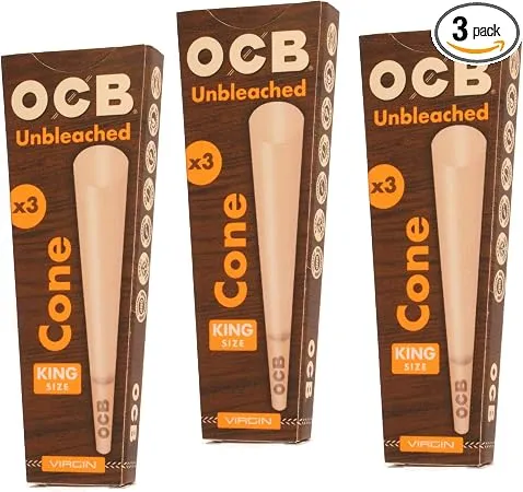 OCB Virgin Cones King Size Slim 3-Pack