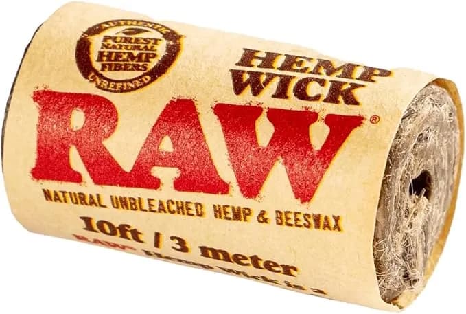 RAW Hemp Wick 10ft Spool