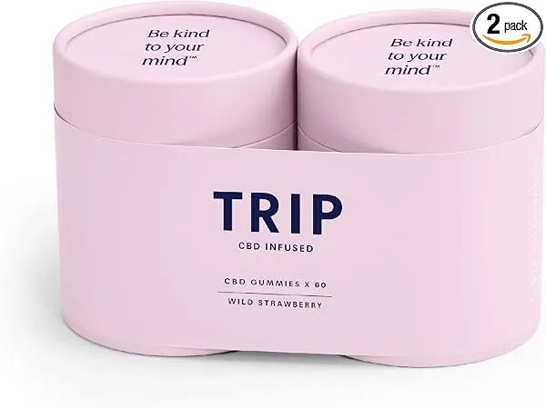 TRIP CBD Infused Gummies 600mg (Wild Strawberry)